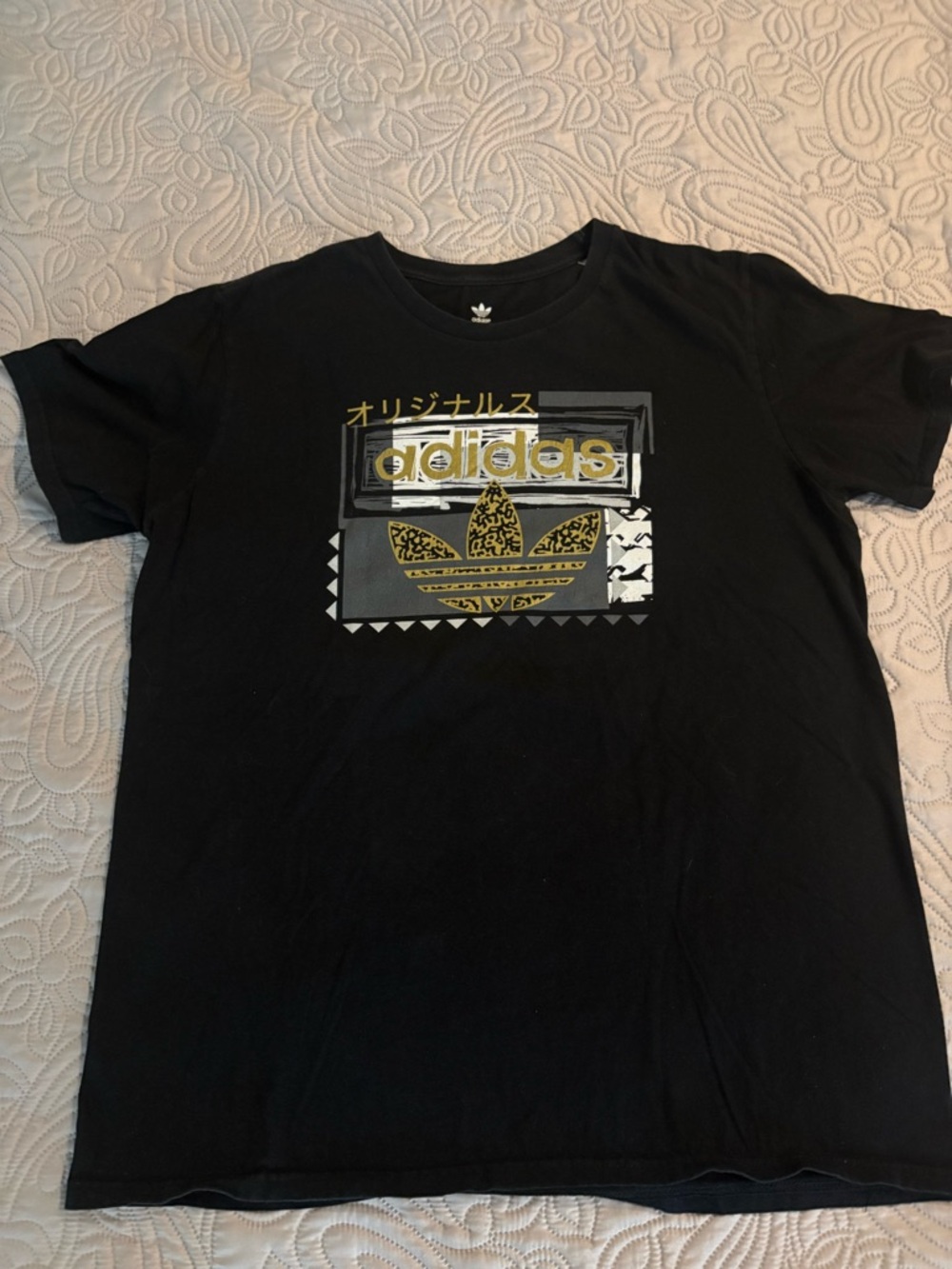 Adidas Original Japanese Gold Leaf Trefoil TShirt